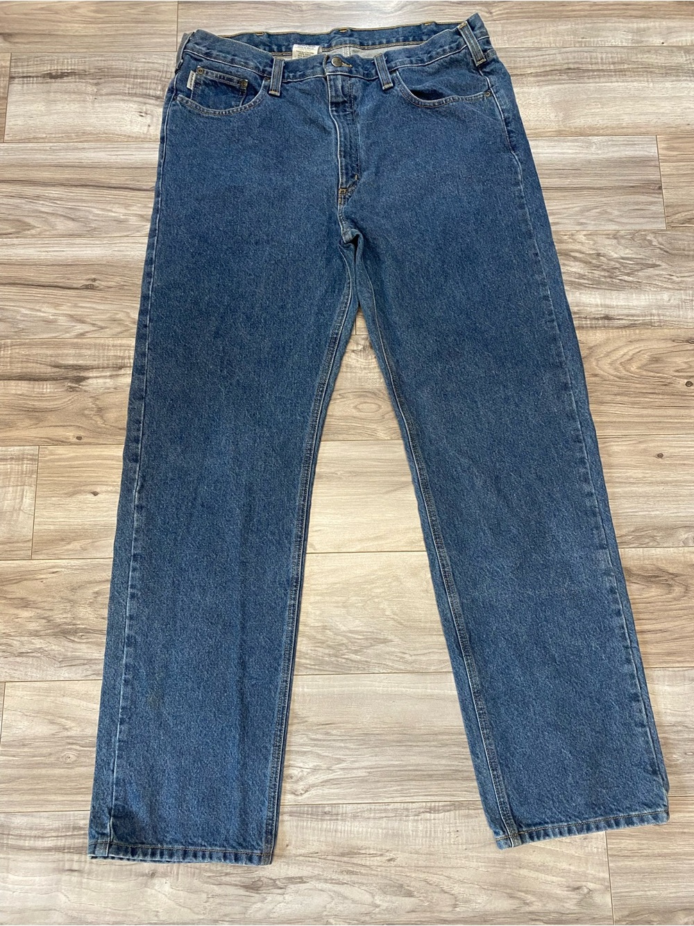 Carhartt Heavy Duty Straight Leg Traditional Fit Men’s Size 40x34 Jeans B480 DPS